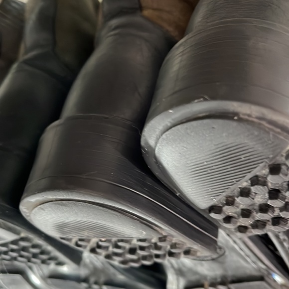 Blondo Waterproof Black Brown Lace up Genuine Shearling Leather Boots size 7 US - Picture 12 of 13